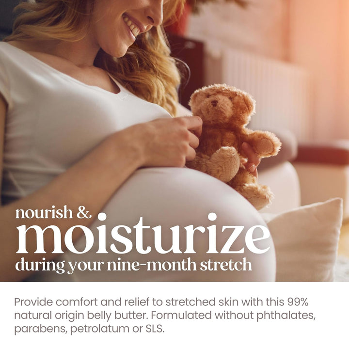 Christmas Gifts, Mama Belly Butter, Stretch Mark Cream for Pregnancy Massages Body & Reduces Scar Appearance, Prenatal & Postnatal Skin Care, Shea Butter & Vitamin E Rich Formula, 6.5 Oz