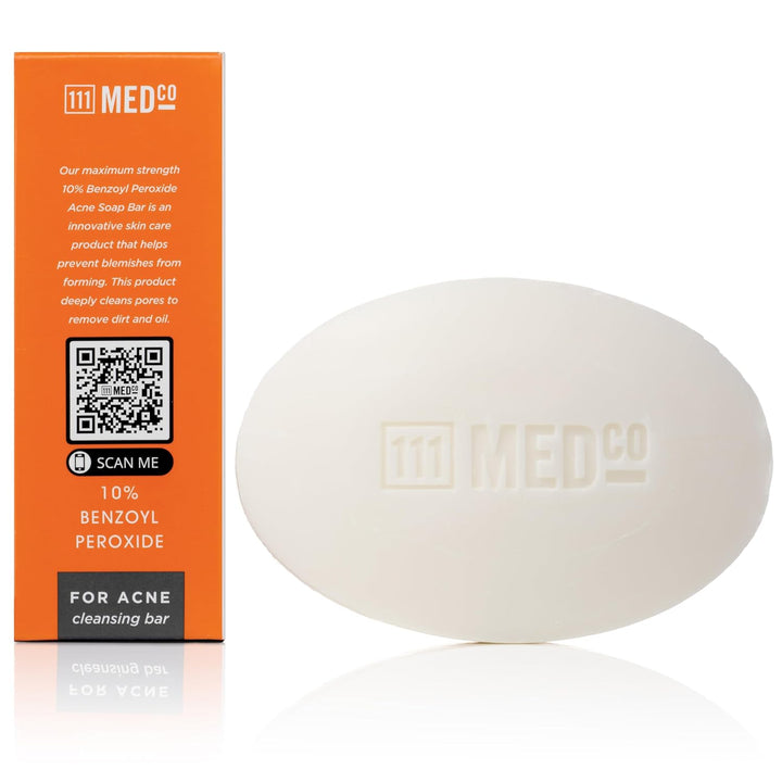 10% Benzoyl Peroxide Acne 4Oz. Medicated Soap Bar
