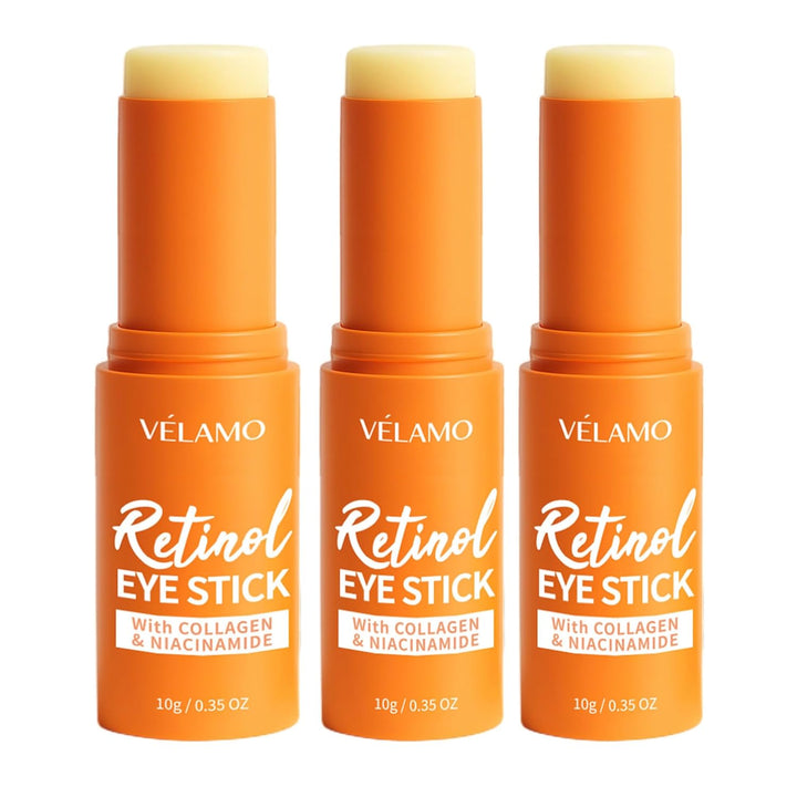Retinol Eye Balm Stick: Made in Korea, Travel Essentials, Upgraded 8-In-1 Formula with Collagen, Niacinamide & Peptides – under Eye Cream for Dark Circles, Puffiness & Wrinkles 0.35Oz