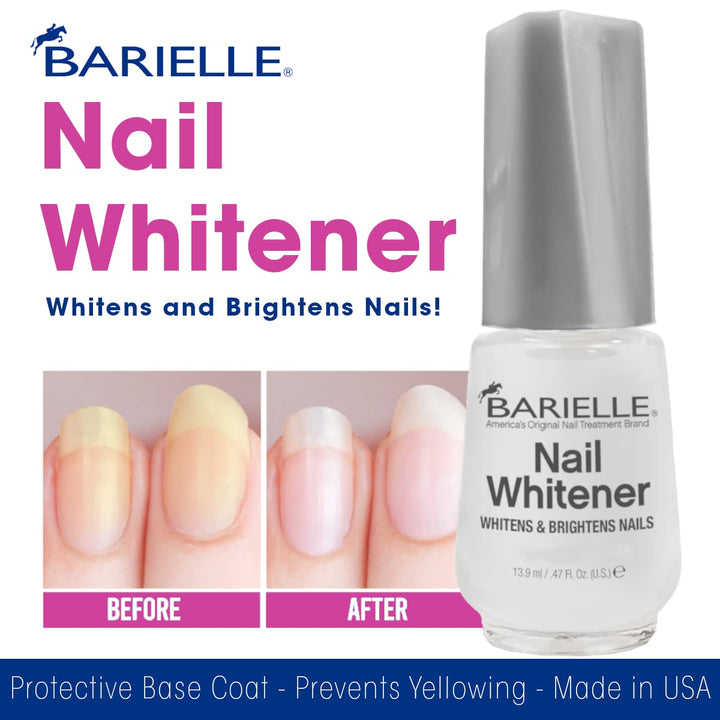 Nail Whitener for Yellow Nails or Dull Nails .47 Oz. (PACK of 2) - Whitening for Nails, Treats Yellow Nails