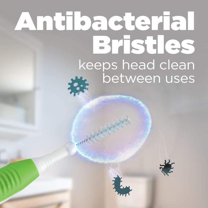 Proxabrush Go-Betweens - Tight - Interdental Brushes - Soft Bristled Dental Picks for Plaque Removal Health - Safe for Braces & Dental Devices, 10Ct (Pack of 6)