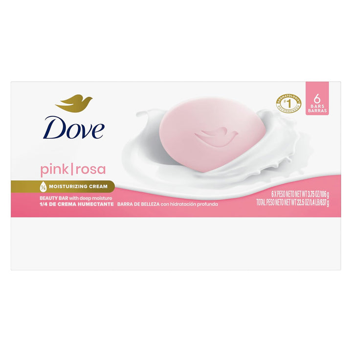 Dove Beauty Bar Soap Pink Rosa
