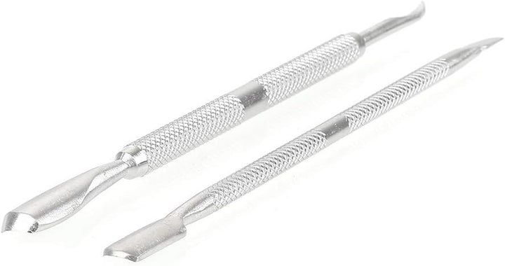 3Pcs/Set Nail Cuticle Scissors Pusher Remover Cutter Stainless Steel Cuticle Nipper Clipper Manicure Nail Tools Set Cuticle Spoon Pusher Remover Cutter Clipper Trimmer Scissors Manicure Tool (Item A)