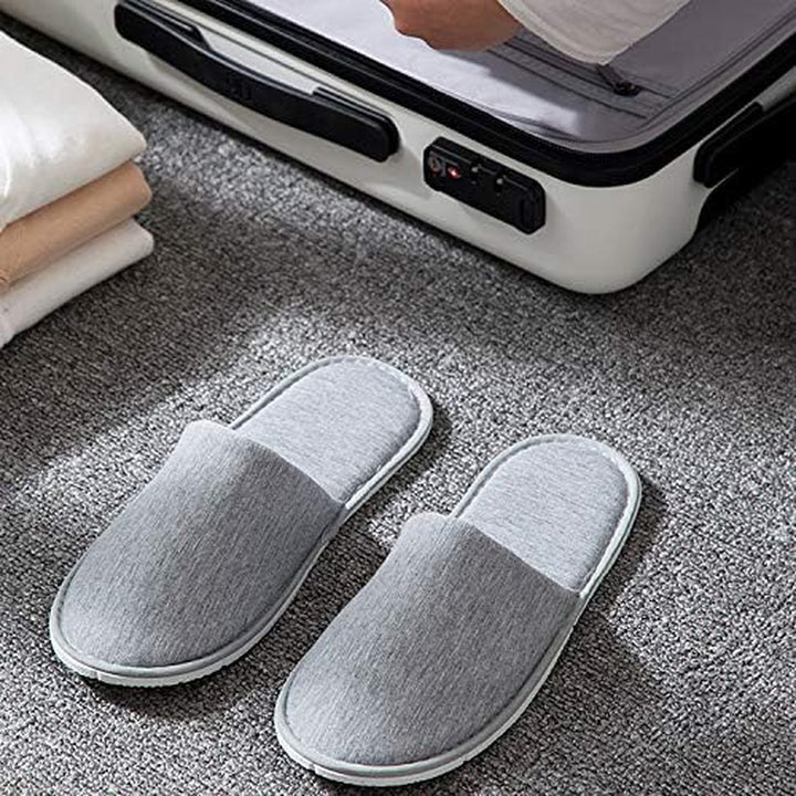 2 Pair Disposable Slippers, Travel Portable Guest Slippers, Anti-Skid Home Interior Hotel Special Shoes