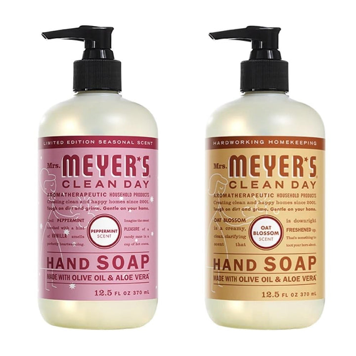 CLEAN DAY Hand Soap, Made with Essential Oils, Biodegradable Formula, Rain Water, 12.5 Fl. Oz - Pack of 3