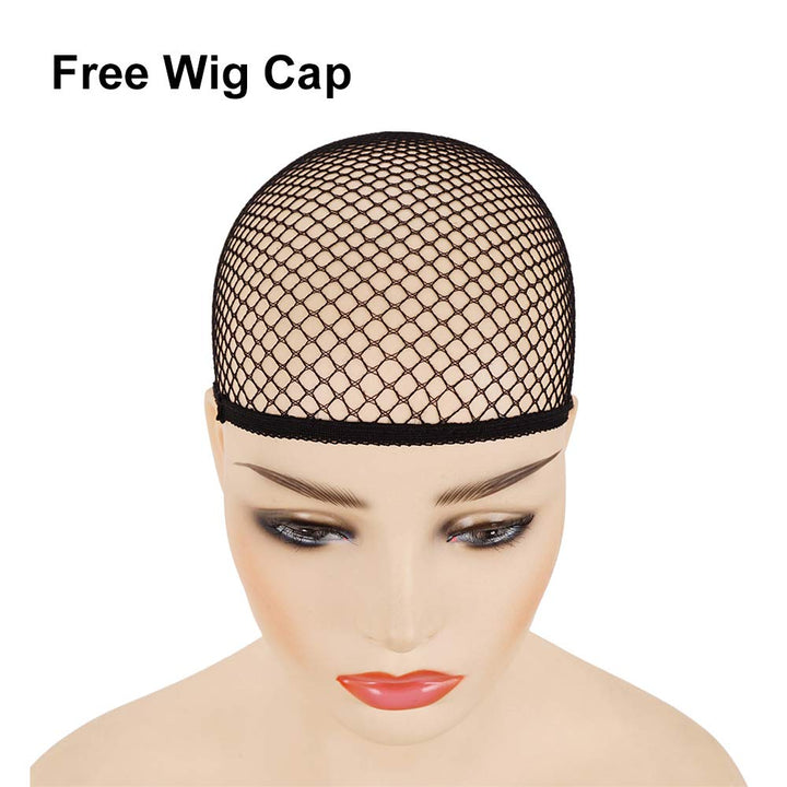 Short Straight Bob Wig Heat Resistant Hair with Blunt Bangs Natural Looking Cosplay Costume Daily Wigs (14", 2# Black)