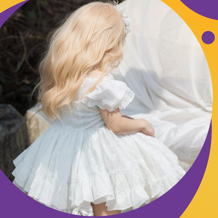 Wig Cap, 4PCS Wig Cap for Kids Light Brown. Stretchy Stocking Caps for Wigs, Natural for Halloween, Cosplay.