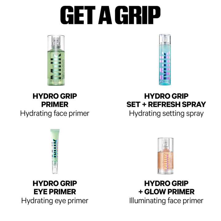 Hydro Grip Eye Primer with Hyaluronic Acid – Clear Primer for Eyeshadow + Undereye Concealer – Grips Makeup, Hydrates + Smooths Skin for Crease-Free, Long-Lasting Wear – 0.29 Oz