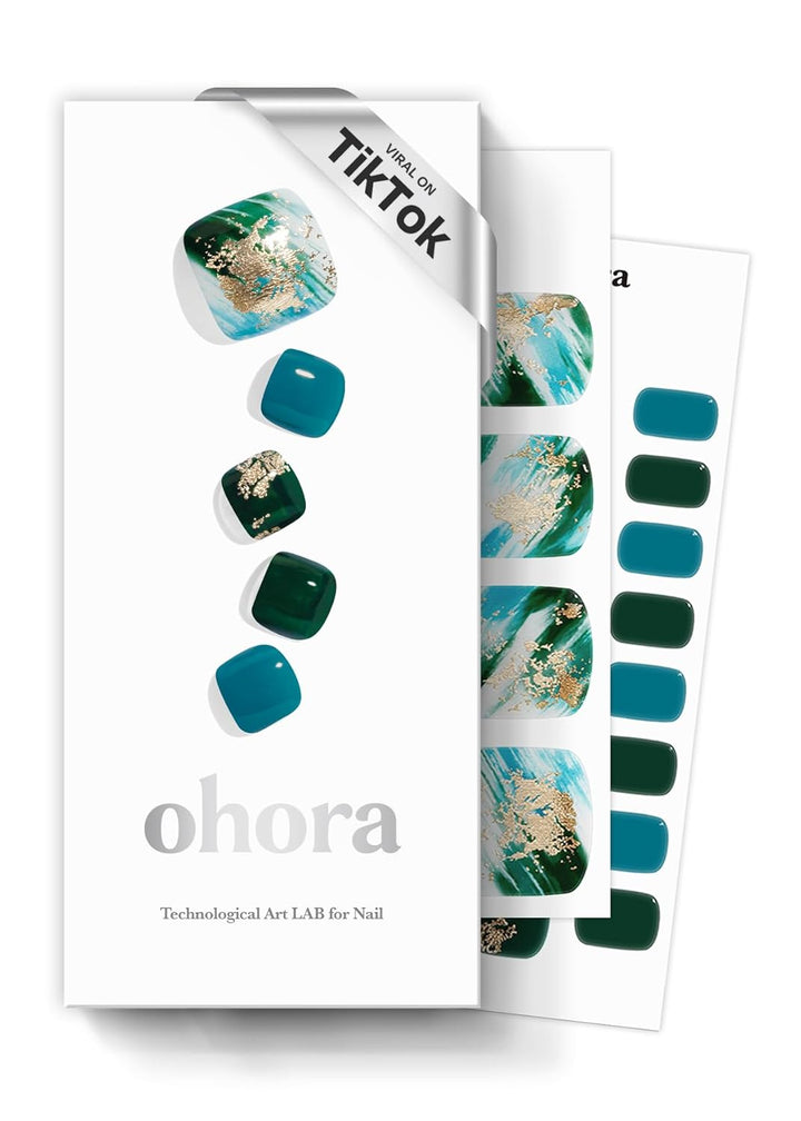 Semi Cured Gel Pedi Strips (P Chilly Red) - Works with Any Pedi Lamps, Salon-Quality, Long Lasting, Easy to Apply & Remove - Includes 2 Prep Pads, Pedi File & Wooden Stick