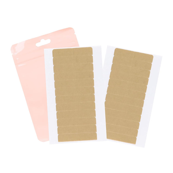 Hair Extension Tape Double Sided Adhesive Replacement Tape, Professional Strong Tapes for Tape in Hair Extensions 72Pcs, 1.6 * 0.3Inch per Piece