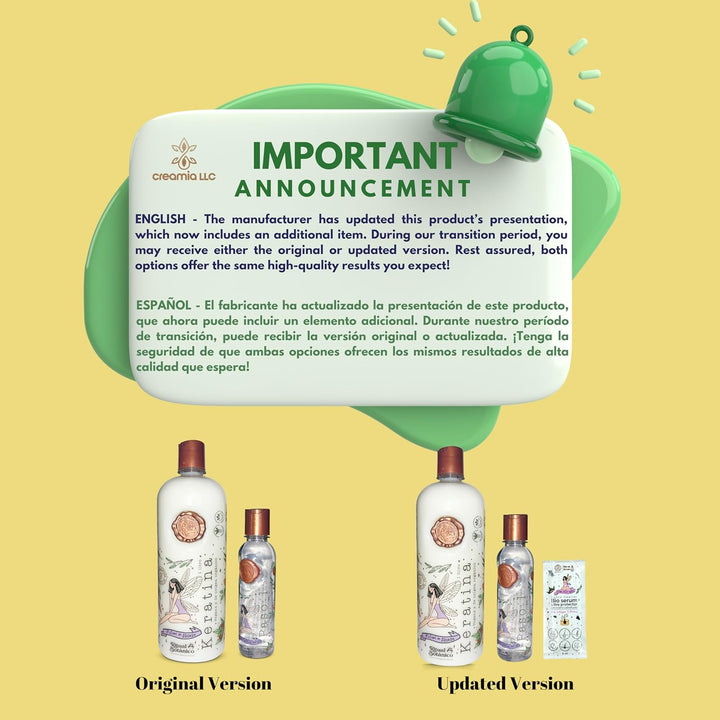 Keratina Organica De 250 Ml, Organic Hair Relaxer, Home Kit Hair Relaxer, Natural Keratin. (Mediana 8.45Oz), White