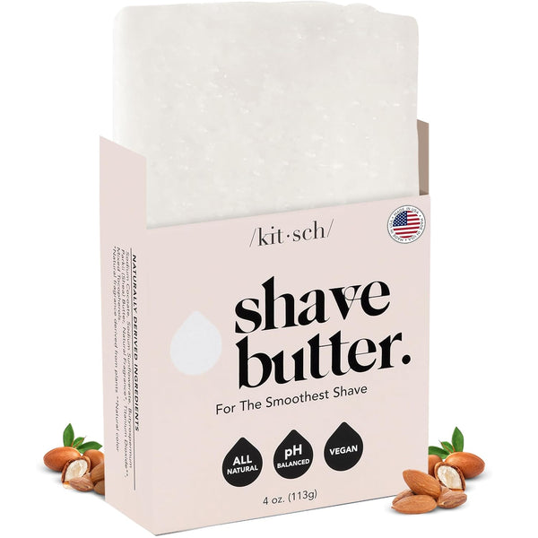 Shaving Soap for Women - Hydrating Shave Butter & Shave Soap Bar - Nourishing Bar Soap for Smooth, Irritation-Free Shave – Paraben, Silicone & Sulfate-Free - Vegan, Made in USA - 4 Oz