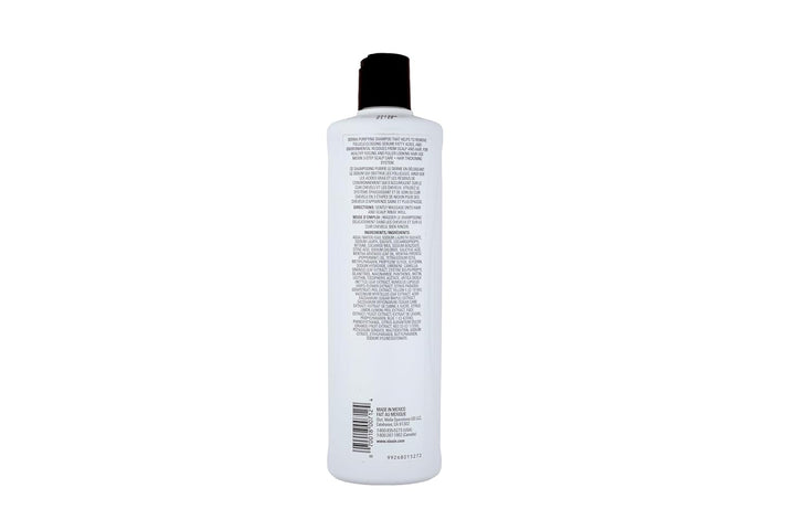 System 2 Scalp + Hair Thickening Shampoo for Natural Hair with Progressed Thinning | Cleanse & Boost Hair Density with Niacinamide & Biotin