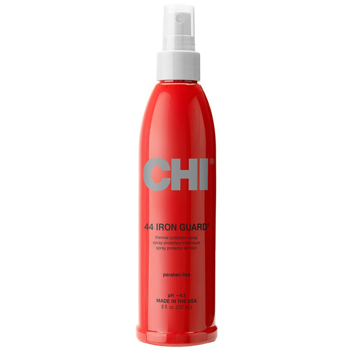 44 Iron Guard Thermal Protection Spray, Nourishing Formula Helps Resist Heat Damage to Hair & Tame Frizz, Clear, 8 Oz