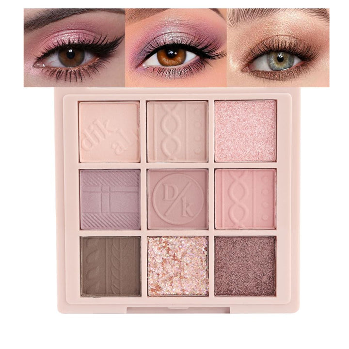 Neutral Nude Brown Smokey Eye Shadow Palette,Rose Gold Bronze Naked Cream Eyeshadow Palette Makeup,Natural Eyeshadow for Eyes Long Lasting Naturing-Looking