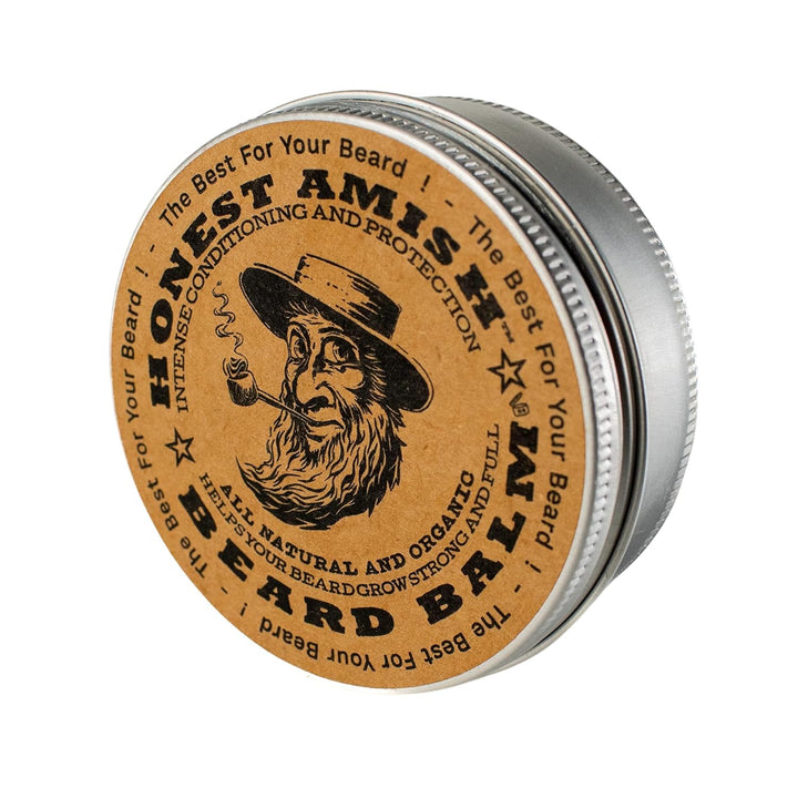 Beard Balm Leave-In Conditioner - Made with Only Natural and Organic Ingredients - 2 Ounce Tin