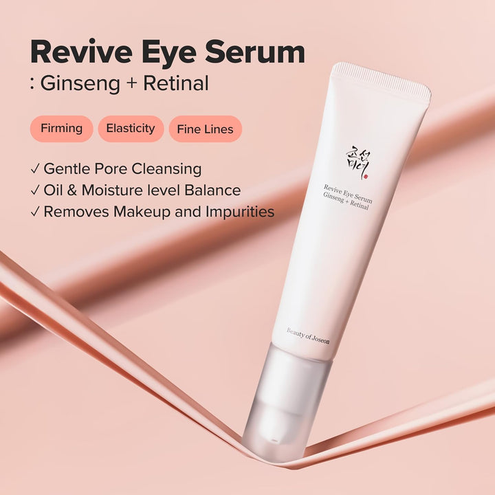 Revive Eye Serum with Retinal Niacinamide Correction for Puffy Eye Bags Fine Lines Dark Circles Wrinkles, Korean Skin Care 30Ml, 1 Fl.Oz