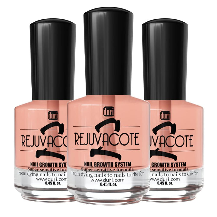 Rejuvacote 2 Nail Growth System Sensitive Formula - Nail Hardener and Strengthener for Brittle, Breaking, Splitting Nail Repair - 0.45 Fl Oz (Pack of 1)