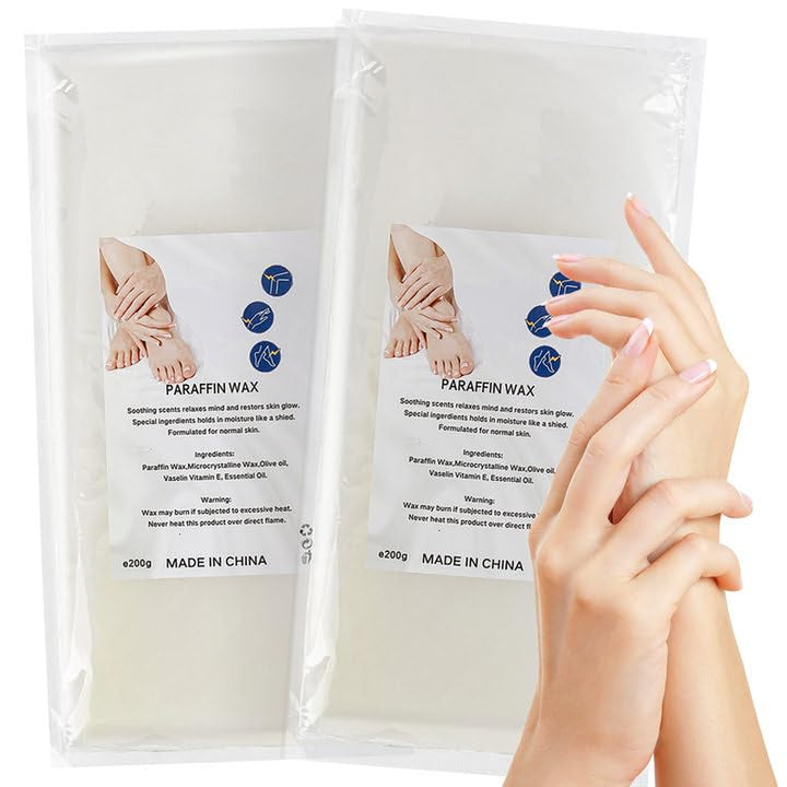 Paraffin Wax for Hand and Feet - 2 Pack Lavender Scented Paraffin Wax Refills Hand Wax for Dry Skin, Hydration Nourish