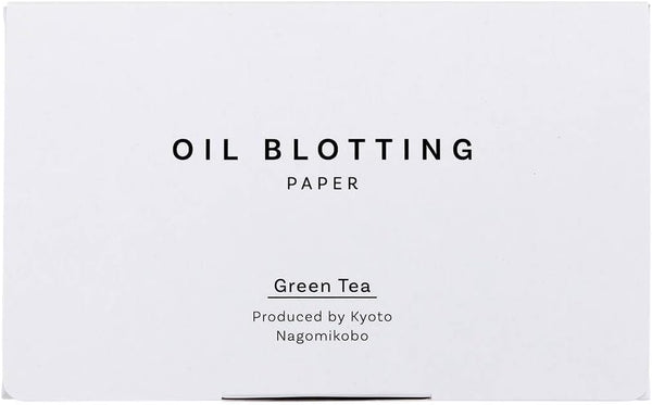 Oil Blotting Paper 100 Sheets, Pack of 1 – Premium Green Tea Face Blotting Sheets, Oil Absorbing Tissues in Japanese Washi, Easy-Dispense Pack, Made in Japan, Oily Skin Care & Makeup Essential