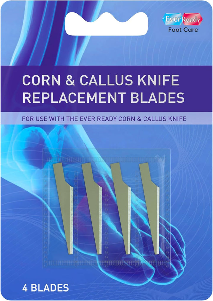 Corn & Callus Trimmer - Instant Relief from Corns & Calluses | Removes Dry, Hard & Cracked Skin | Home Pedicure Treatment for Footcare