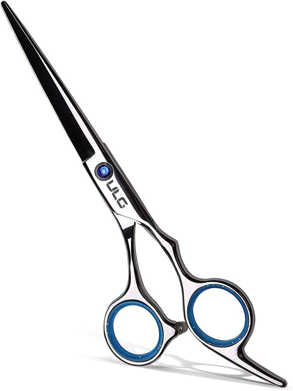 Hair Cutting Scissors,  Professional Hair Scissors 6.5 Inch Right-Hand Razor Edge Barber Shears Salon Hair Cutting Shears Made of Japanese Stainless Steel, Hand Sharpened Blue