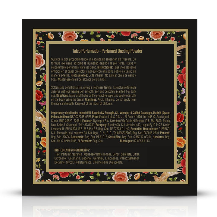 Perfumed Talcum Powder - Soothes, Softens, Relieves Itch, Keeps Skin Dry & Fresh, Smoothing Body Powder for Women, Fragrance Dusting Powder, Talc Powder, 5.3 Oz, 1 Box