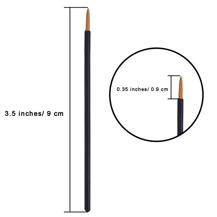 100 Pack Disposable Eyeliner Brush Eyelash Serum Brushes Eyeshadow Applicator Eye Lash Wands Makeup Tool