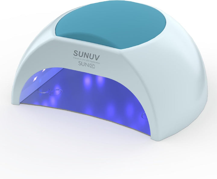 SUN2C UV Light for Nails, UV LED Nail Lamp with 4 Timer Settings, Curing Lights Compatible with All Gel Polish Rose