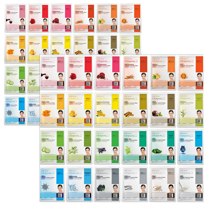 Made in Korea Facial Mask – 20+ Years of Trusted K-Beauty, Premium Quality Vs. Generic Chinese Masks, Best Value Sheet Mask for Daily Skincare – 24 Combo Pack