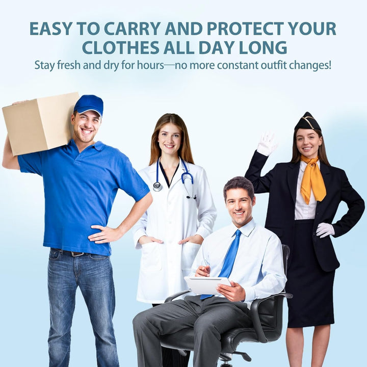 Armpit Sweat Pads for Women and Men, Underarm Sweat Pads Can Easily Absorb Sweat and Neutralize Odors, Individually Packaged Sweat Pads for under Arms Stay Confident (100 Count (Pack of 1))