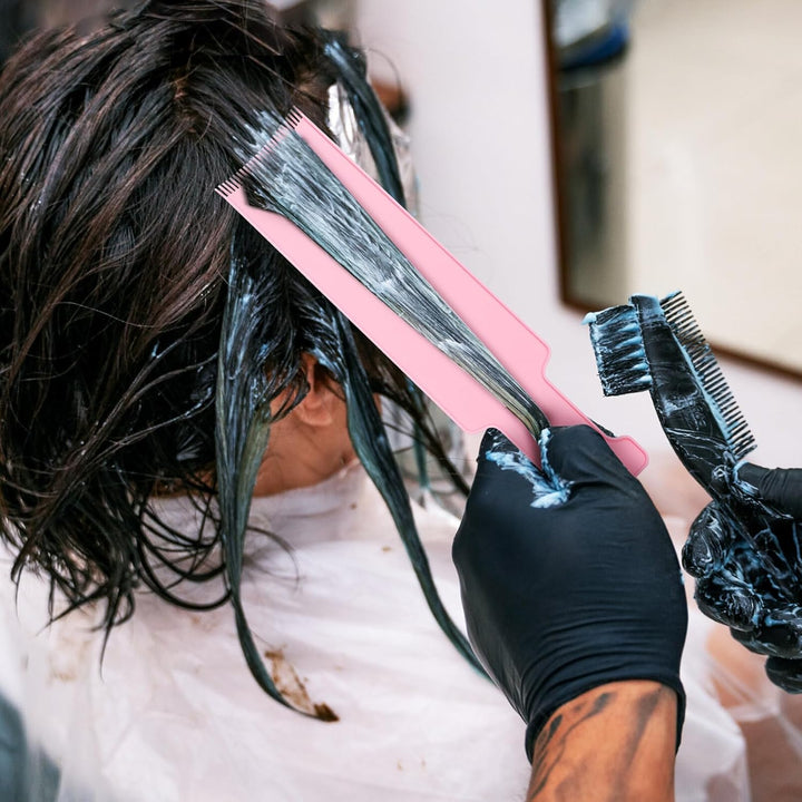 3 Pcs Balayage Boards Hair Coloring Board Highlighting Comb Hair Dye Kit Hair Highlighting Kit Long Board Coloring Set for Home Salon