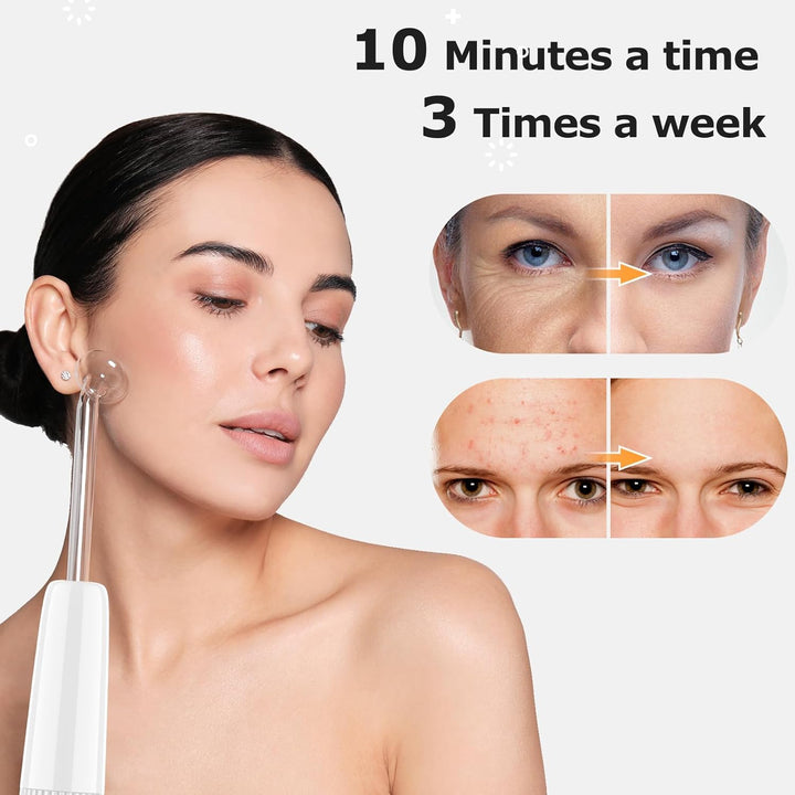 High Frequency Facial Device  High Frequency Facial Wand Micro-Care Skin Care