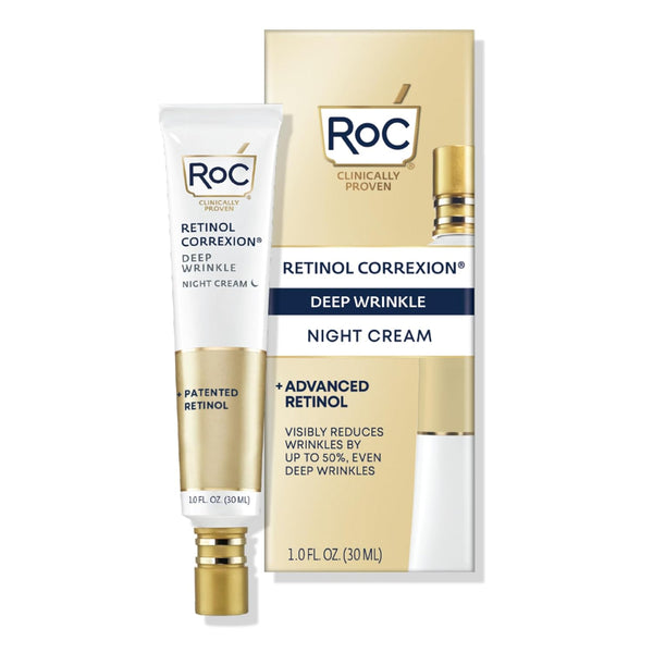 Retinol Correxion Night Cream for Deep Wrinkles, anti Aging Skincare Treatment Women and Men, 1.0 Oz (Packaging May Vary)