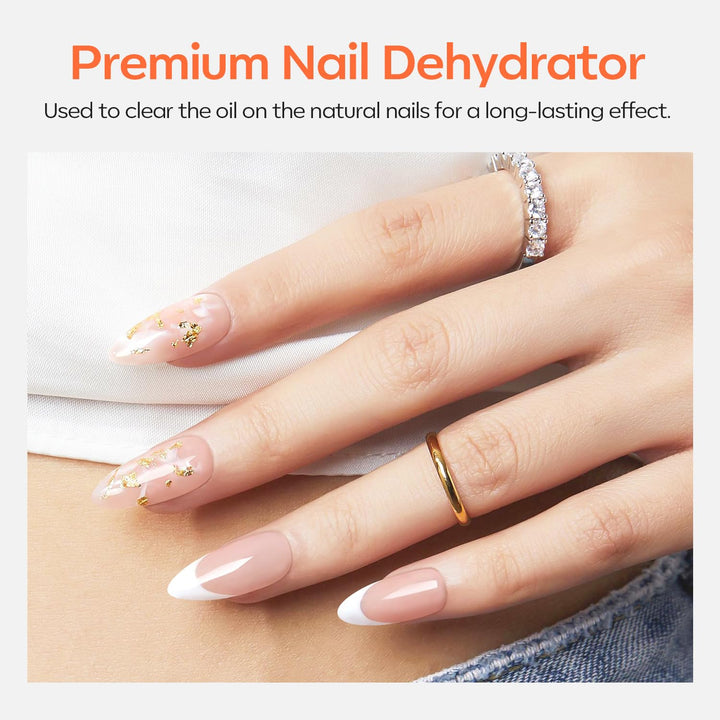 Nail Dehydrator, 30 Ml Nail Prep Dehydrator for Press Ons/Acrylic Nails/Gel Polish, Acid Free Natural Prep Dehydrate Acrylic Supplies