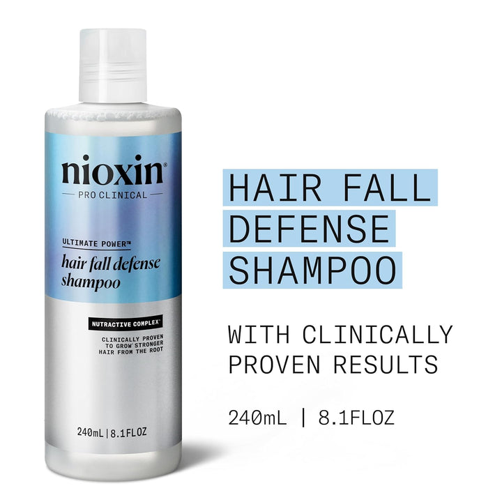 Hair Fall Defense Shampoo | Activates Hair Follicles for Visibly Less Hair Loss| with Lauric Acid, Caffeine, Niacinamide and Sandalore