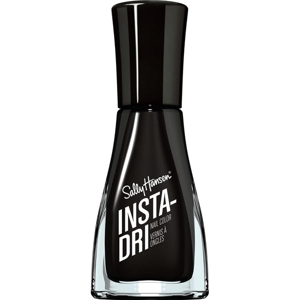 Insta-Dri, Back to Black, Quick Dry, Long Lasting, Opaque, Shinyblack Nail Polish