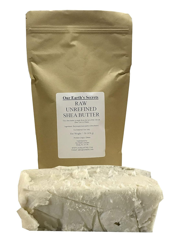 Ivory Raw Unrefined Shea Butter Top Grade, 1 Pound