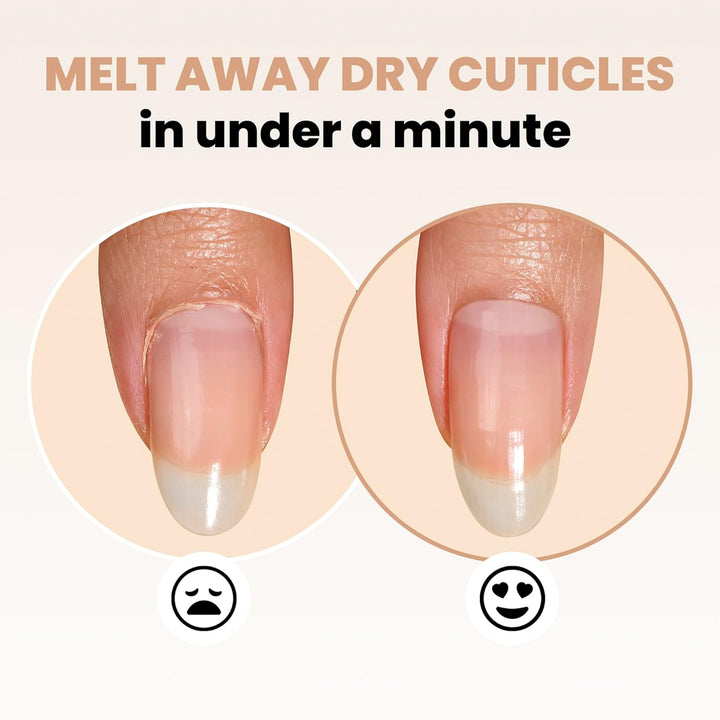 Fresh Glow Cuticle Remover - Instant Cuticle Remover Liquid - No Tool or Cutting Moisturizing Softening Nail Care for Dry, Damaged Cuticles, .40Fl Oz