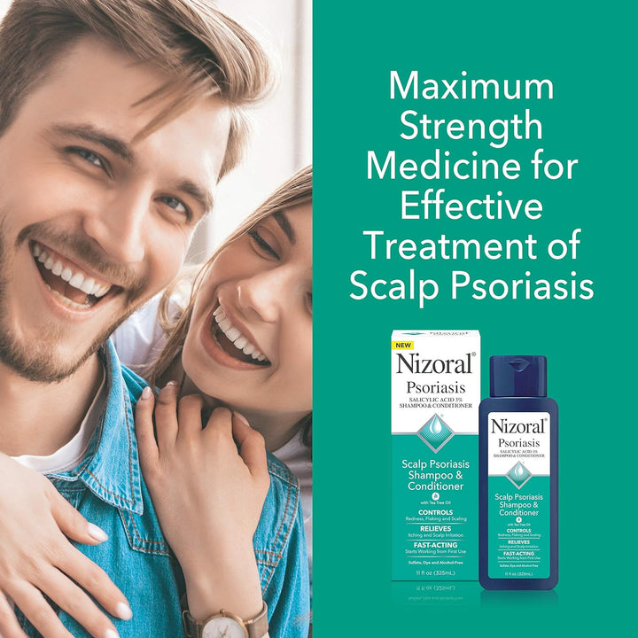 Psoriasis Shampoo & Conditioner - Effective Scalp Psoriasis Treatment, 11 Ounce