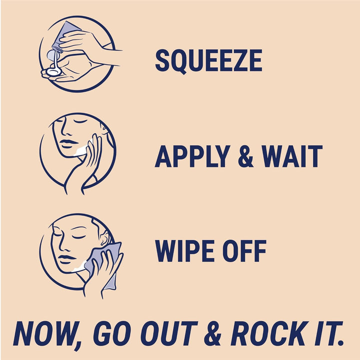 Hair Remover Moisturizing Face Cream, with Sweet Almond Oil, 2OZ