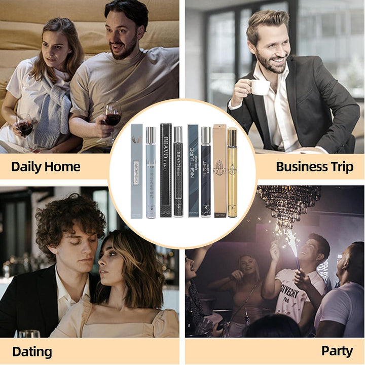 4 Pack Cologne for Men(4X35Ml),Perfume for Him,Gifts for Husband,Gifts for Him,Eau De Toilette,Stocking Stuffers for Men,Christmas Gifts,Travel Size Perfume,Natural Spray Long Lasting Gift