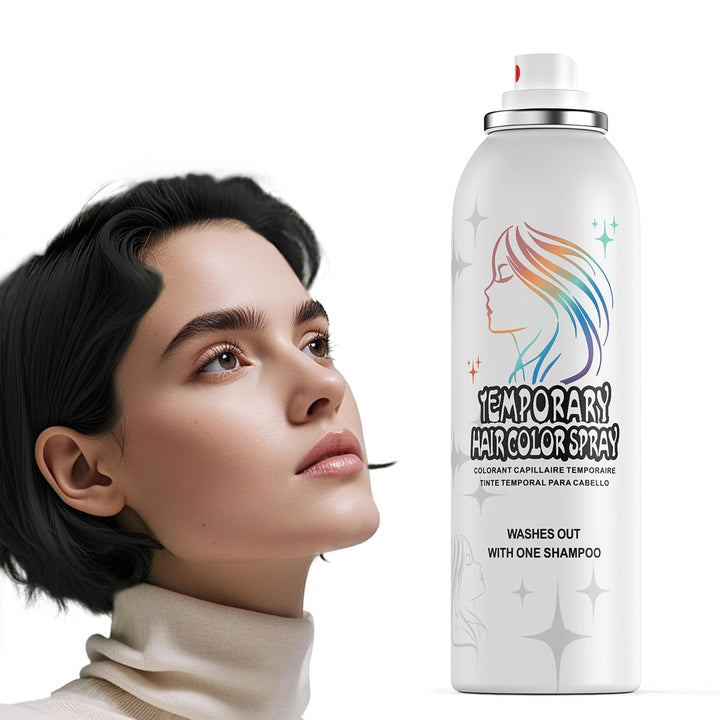 Purple Temporary Hair Color Spray - Gentle Formula, Washable & Non-Sticky | Instant Hair Dye Alternative for Adults | Halloween, Costume, Party Makeup, 150Ml