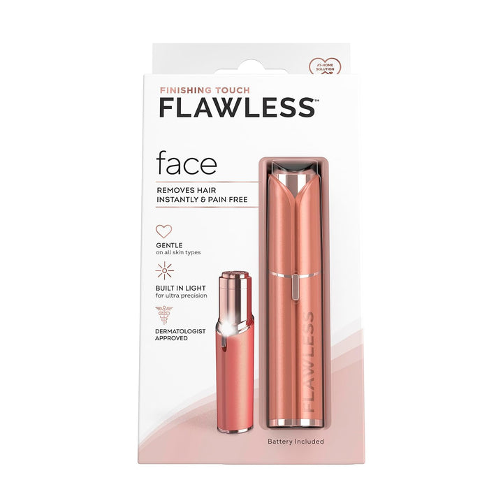 Women'S Painless Hair Remover , White/Rose Gold