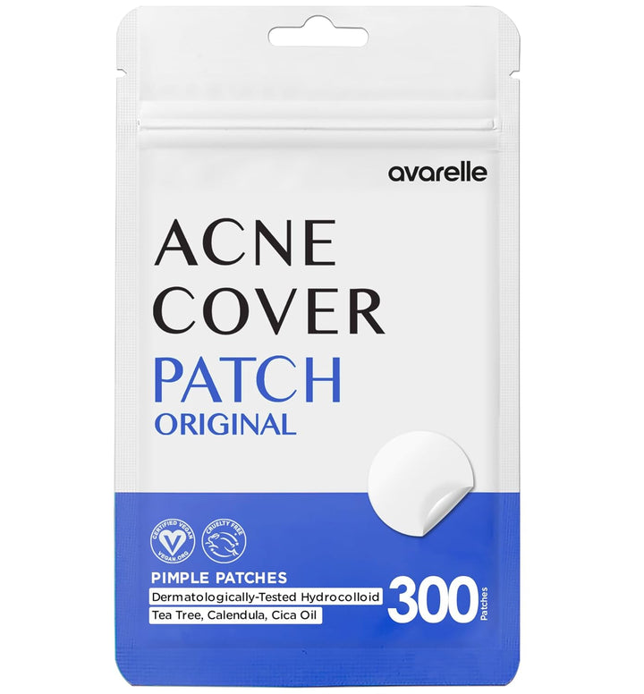 Acne Cover Patches, Eligible Hydrocolloid Pimple Patches for Face with Tea Tree Oil, Korean Skincare Zit Patches for Face | HSA Store Eligible Items | Vegan, Cruelty-Free