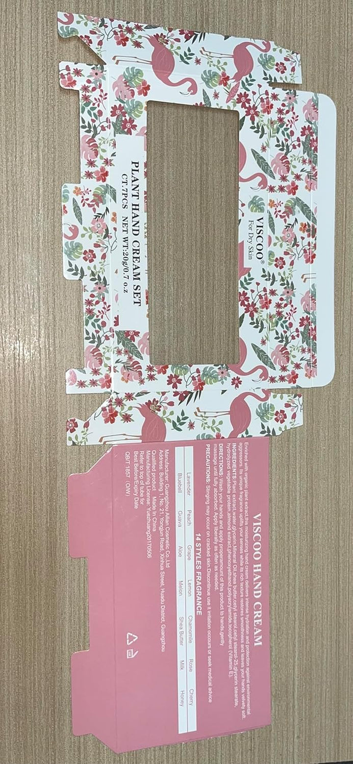 7 Pack Hand Cream Gifts Set for Women,Stocking Stuffers for Women,Teengirls,Christmas Gifts Bulk Gifts,Small Gifts,Mini Moisturizing Hand Lotion Travel Size in Bulk for Dry Cracked Hands