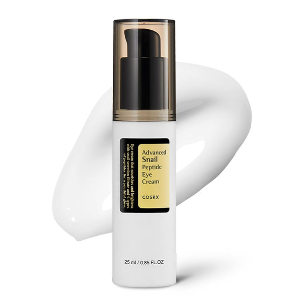 Snail Mucin Peptide under Eye Cream, 0.84 Fl Oz, 73.7% Snail Mucin and Niacinamide, Eye Care, Eye Cream anti Aging, Dark Circles, Korean Skin Care