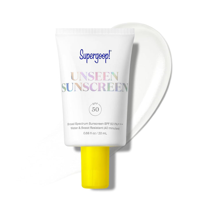 Unseen Clear Face Sunscreen - SPF 40 - Invisible + Broad Spectrum + Makeup-Gripping Primer - Weightless, Scentless, Oil Free - for All Skin Types & Tones - 1.7 Fl Oz