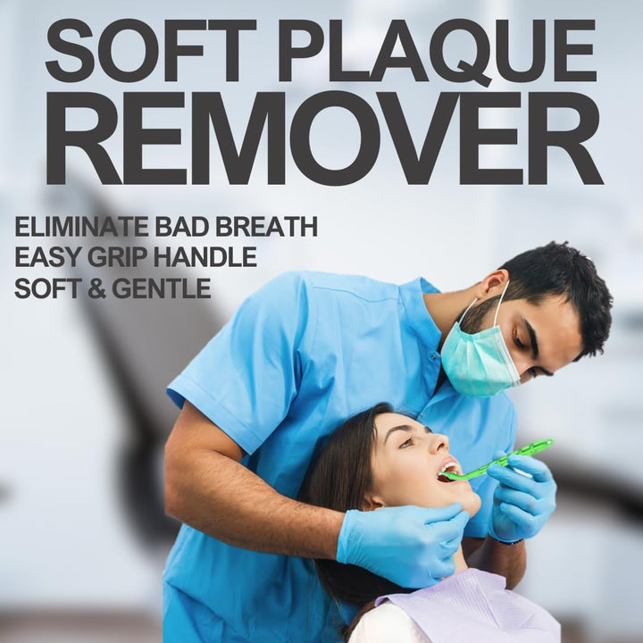 (4 Count) Soft Interdental Pick, Gum Stimulator & Plaque Remover, Made in USA, for Oral Health and Healthy Gums, Multi-Colored