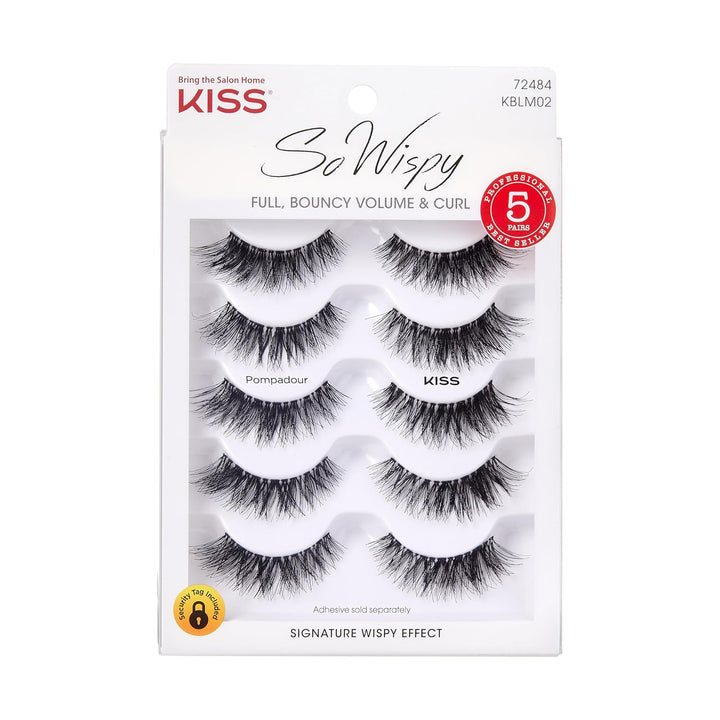 so Wispy, False Eyelashes, 'Style #11', 12Mm, Includes 5 Pairs of Lashes, Easy to Apply, Reusable Lash Clusters